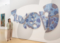 Crossing Borders: Modern Art from South Asia, a landmark exhibition preview at Phillips auction House, London, UK.