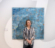 Crossing Borders: Modern Art from South Asia, a landmark exhibition preview at Phillips auction House, London, UK.