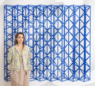 Crossing Borders: Modern Art from South Asia, a landmark exhibition preview at Phillips auction House, London, UK.