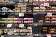 Egg Section In Italian Supermarket