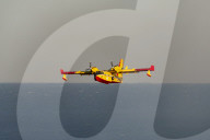 Wildfire Affects Mediterranean Scrub Near Otranto