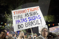 Thousands Rally In Brazil Against Trump's 50% Tariff Decision