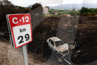 Large-scale Fire In Pauls, Catalonia