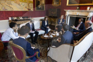 Chancellor Rachel Reeves meets with French Finance Minister Eric Lombard