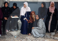 Aftermath of Israeli Strike In Gaza
