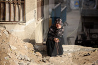 Aftermath of Israeli Strike In Gaza
