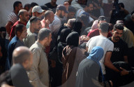 Aftermath of Israeli Strike In Gaza