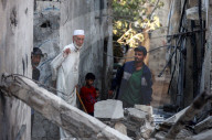 Aftermath of Israeli Strike In Gaza