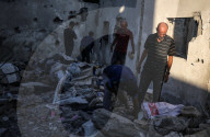 Aftermath of Israeli Strike In Gaza