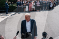 President Trump Departs White House To Review Flood Damage In Texas On July 11, 2025.