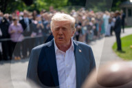 President Trump Departs White House To Review Flood Damage In Texas On July 11, 2025.