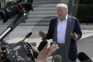 DC: President Trump hold a White House departure