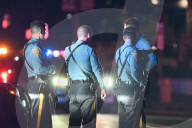 Heavily Armed Law Enforcement Converge On Market Street At Home