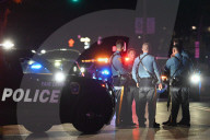 Heavily Armed Law Enforcement Converge On Market Street At Home