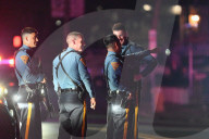 Heavily Armed Law Enforcement Converge On Market Street At Home