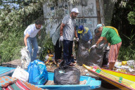 Cleanliness Drive At Dal Lake In Srinagar