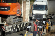 Protest Against The Closure Of The RN126 For The A69 Works In Verfeil