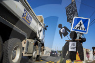 Protest Against The Closure Of The RN126 For The A69 Works In Verfeil