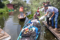 Cleanliness Drive At Dal Lake In Srinagar