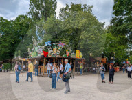 Afternoons At The Summer Tollwood Festival In Munich
