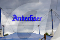 Andechser Beer Tent At A Summer Festival