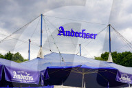 Andechser Beer Tent At A Summer Festival