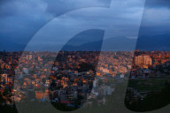Monsoon Clouds During Dusk In Nepal