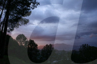 Monsoon Clouds During Dusk In Nepal