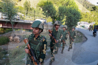 High Security Amid Amarnath Yatra In Pahalgam