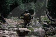 Indian Soldiers Conduct Patrolling Near Baisaran Valley In Pahalgam 