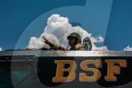 Indian Soldiers Conduct Patrolling Near Baisaran Valley In Pahalgam 