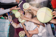 All that white and green: the order and joyous disorder of Wimbledon 2025 – in pictures