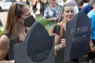 Rally For Laid Off State Department Employees