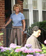 Scarlett Johansson And Adam Driver Spotted Filming On "Paper Tiger" Set In Queens - 11 Jul 2025