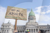 Demonstration In Buenos Aires In Support Of The Disability Emergency Law