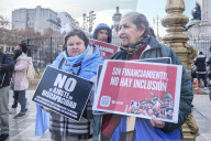 Demonstration In Buenos Aires In Support Of The Disability Emergency Law