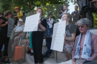 Palestine Action Supporters Gather Outside Parliament In Westminster, London