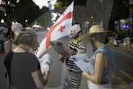 ''Voice Of Freedom From Prison''  Rally In Tbilisi