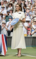 Catherine beim Finale der Damen bei den Wimbledon Championships, Tag 13
