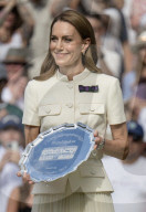 Catherine beim Finale der Damen bei den Wimbledon Championships, Tag 13