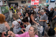 Collapse At Barcelona-Sants Station Due To The DANA In Spain.