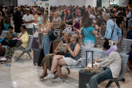 Collapse At Barcelona-Sants Station Due To The DANA In Spain.