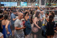 Collapse At Barcelona-Sants Station Due To The DANA In Spain.