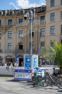Police Surveillance Unit At Crime Hotspot In Munich