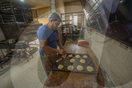 Production Of Mexican Sweet Bread ‘ Concha Elote’