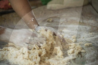 Production Of Mexican Sweet Bread ‘ Concha Elote’