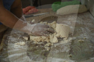 Production Of Mexican Sweet Bread ‘ Concha Elote’