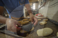 Production Of Mexican Sweet Bread ‘ Concha Elote’