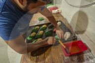 Production Of Mexican Sweet Bread ‘ Concha Elote’