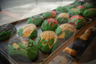 Production Of Mexican Sweet Bread ‘ Concha Elote’